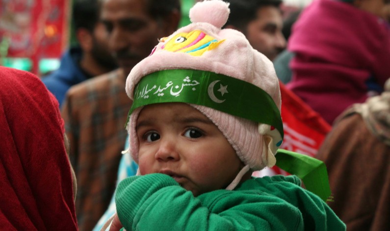 Slain LeT militant’s pictures surface in milad procession