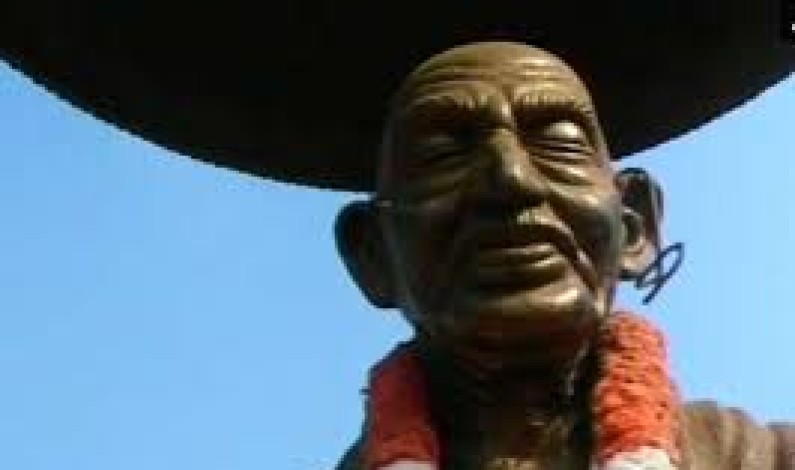 Gandhi’s statue vandalised in Kerala’s Kannur