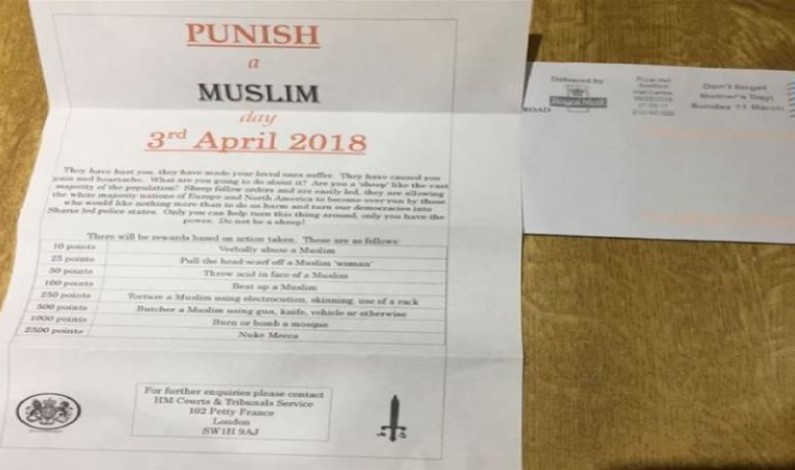 UK brims with Islamophobia; fear and outrage over ‘punish a Muslim’ day